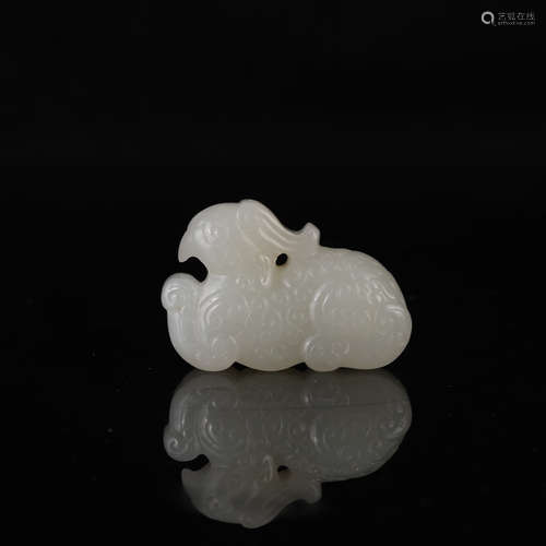 White Jade Mythical Bird