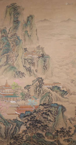 Chinese Landscape Painting, YuJiang Mark