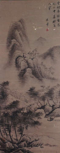 Chinese Landscape Painting, Mi Fu Mark