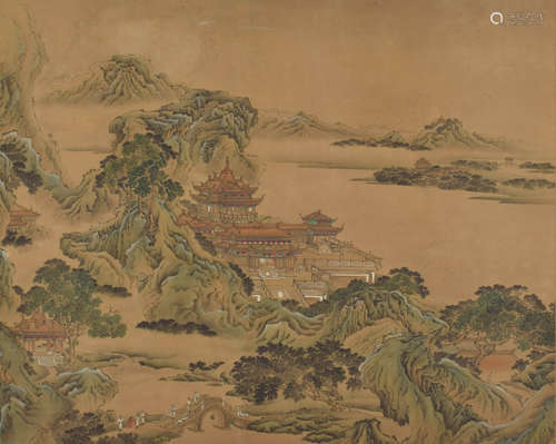 Chinese Landscape Painting, YuJiang Mark