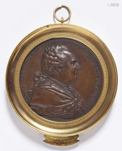 Medal on Louis XVI of France and the abolition of the privil...