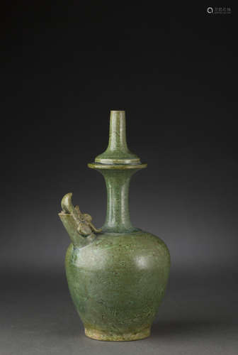 Glazed Oil Vase from Yuan