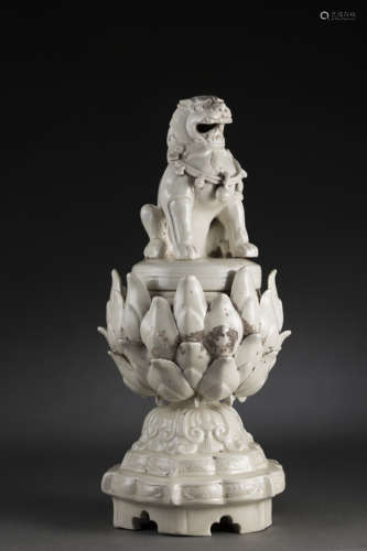 Ding Kiln Censer in Lion form