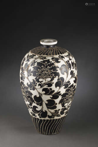 CiZhou Kiln Prunus Vase