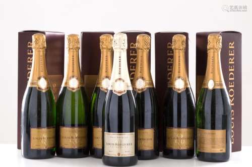 Champagne Brut Louis Roederer (7 bt) with 5 boxes