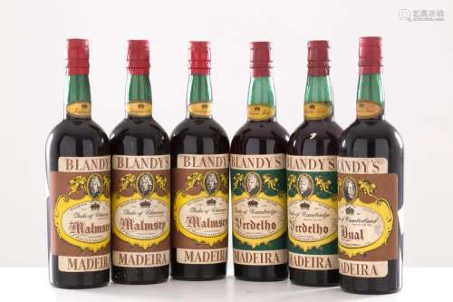 Selection of Blandy's Madeira 1962 (6 bts)