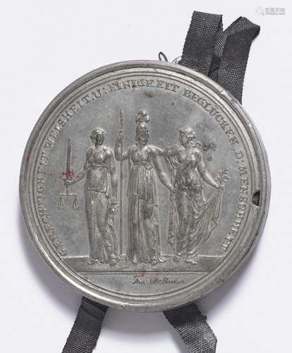 A coin commemorating the German campaign of 1813