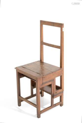 Library chair convertible into ladder. 18th c.