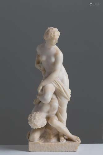 Alabaster sculpture Giambologna’s copy. 20th c