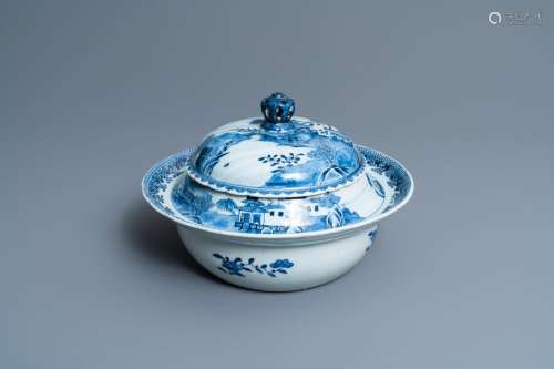 Lot 921: A RARE CHINESE BLUE AND WHITE TUREEN AND COVER FOR ...