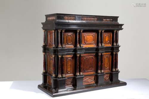 Walnut cabinet with secrets. Lombardy. 17th c