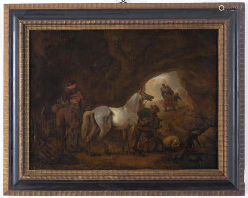 PHILIPS WOUWERMAN (Attr). Oil paiting on canvas