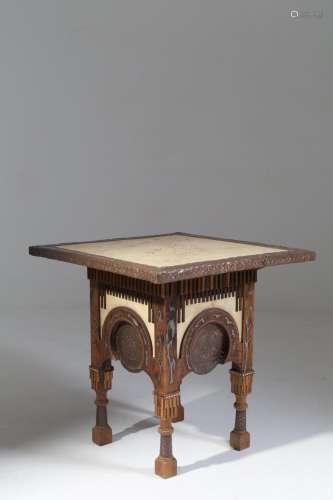 CARLO BUGATTI. Parchments table