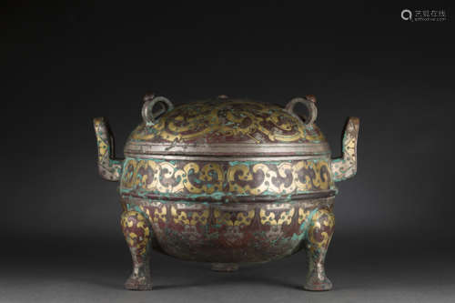 Copper and Golden and Silvering Vessel