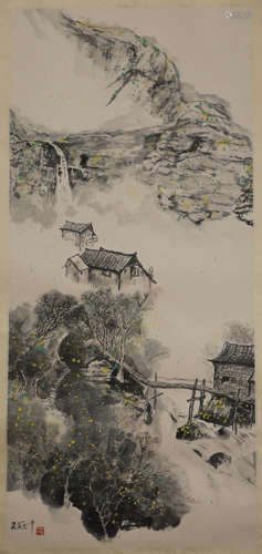 Ink Painting of Landscape from WuGuanZhong