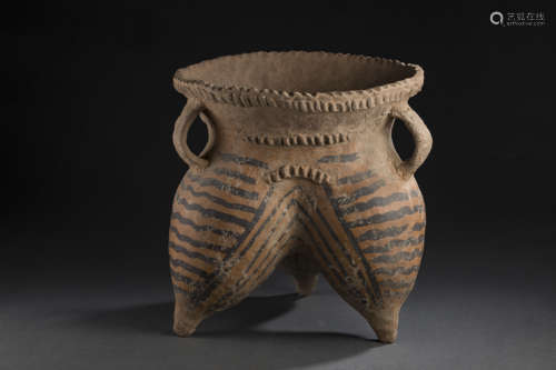 Ceramic Three footed Pot from MaJiaYao Culture