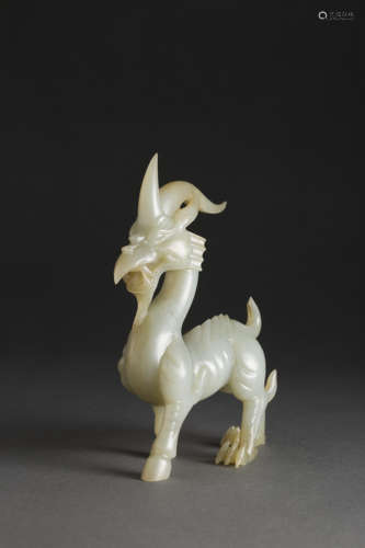 HeTian Jade Ornament in Dragon form