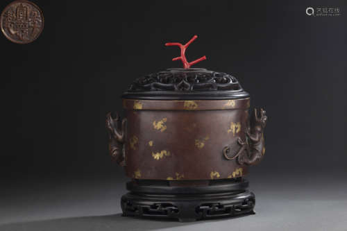 Painting Golden Censer from Qing