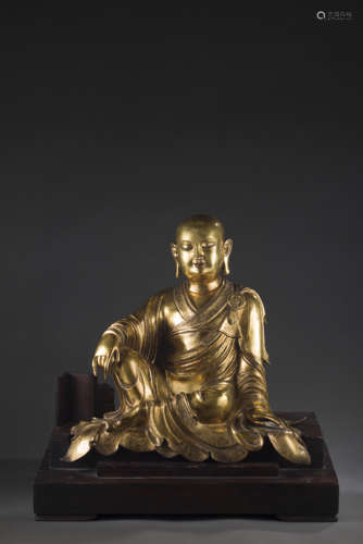 Copper and Golden Avalokitesvara from Ming