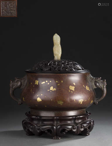 Painting Golden Censer from Qing