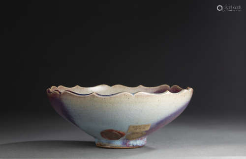 Jun Kiln Purple Colored Bowl