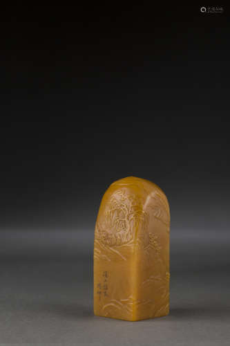 Yellow Stone Seal from QingLinQin