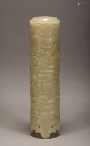 HeTian Jade Incenser with Human Design from Qing