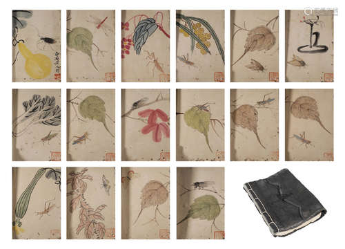 Qi Baishi Cordyceps booklet