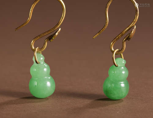 Ancient jade earrings