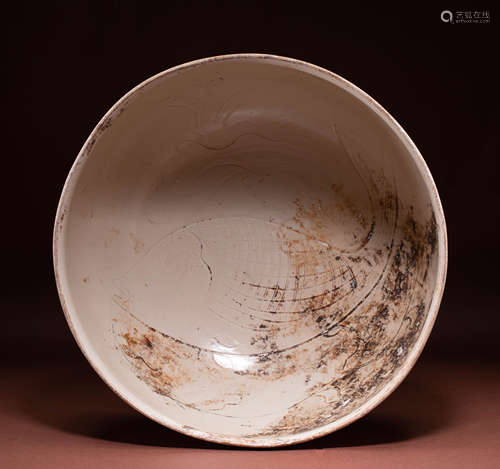 Jin daiding kiln fish grain large basin