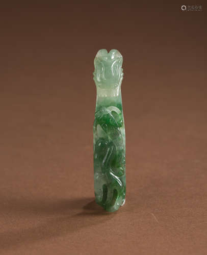 Qing Dynasty jade belt hook