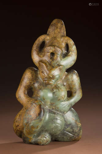 Jade statue of Hongshan Culture