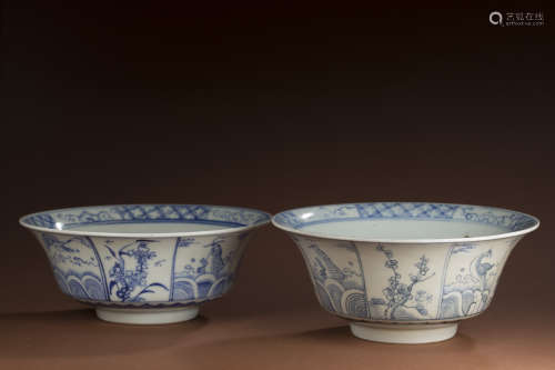 qing dynasty blue and white
