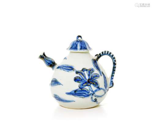 A Fine Chinese Blue and White Teapot