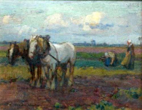 A Farm Scene Painting