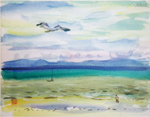 海鷗飛
Seagull flying

洪瑞麟
Hung Rui-Lin
（台灣，1912~1996)