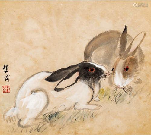 雙兔
Two rabbits

陳雋甫
CHEN Jun-Fu
(1916-1994)