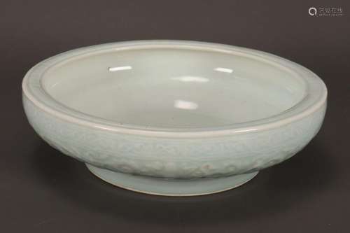 Chinese Qing Dynasty Celadon Float Bowl,