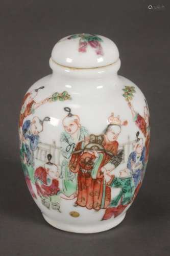 Chinese Miniature Qing Dynasty Famille Vert