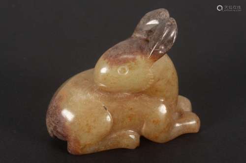 Chinese Carved Jade Rabbit,