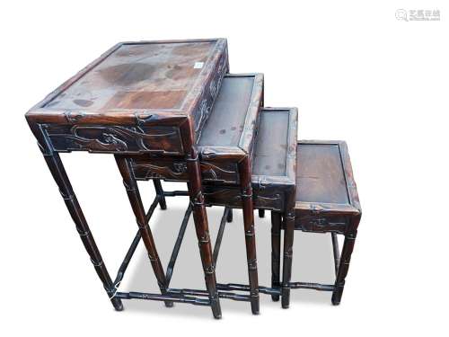 Good Chinese Nest of Four Tables,