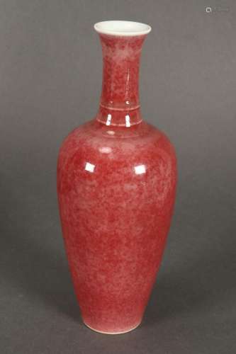 Chinese Peach Blossom Glaze Vase,