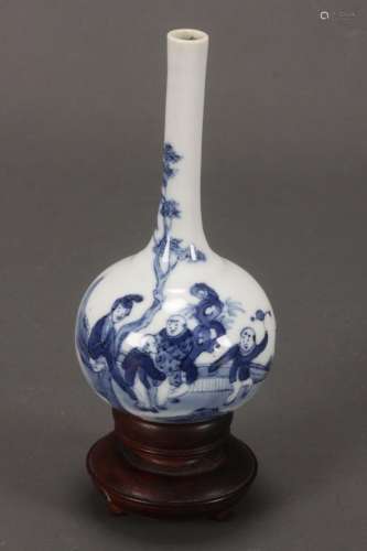 Fine and Petit Late Qing Dynasty Blue and White