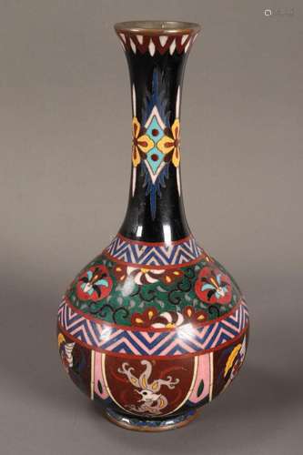 Japanese Meiji Period Cloisonne Vase,