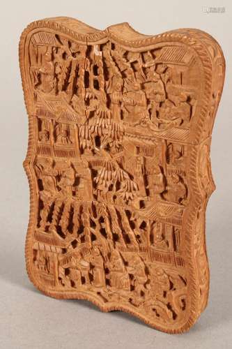 Chinese Carved Card Case,