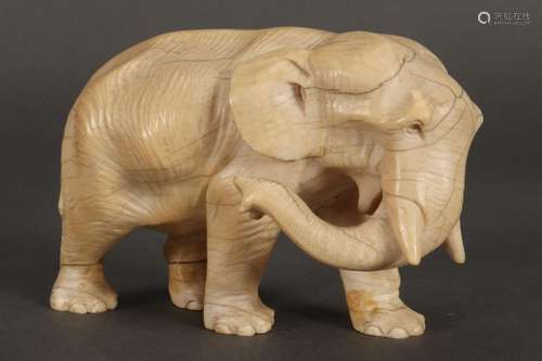 Carved Ivory Elephant,