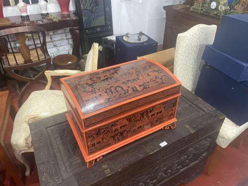 Fine Burmese Lacquered Box,
