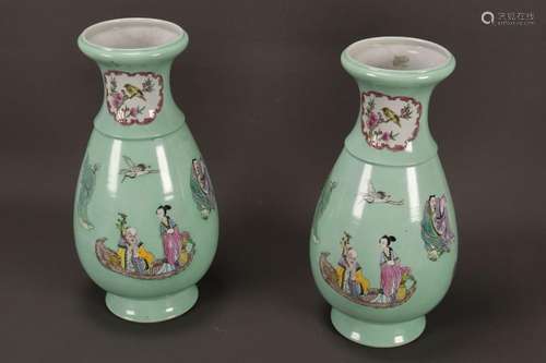 Good Pair of Chinese Porcelain Vases,