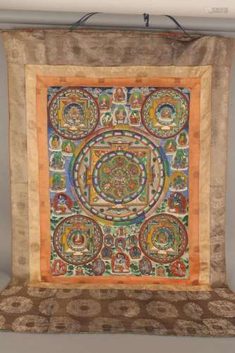 Large Tibetan Tanka,