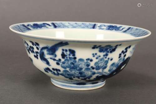 Chinese Blue and White Porcelain Bowl,